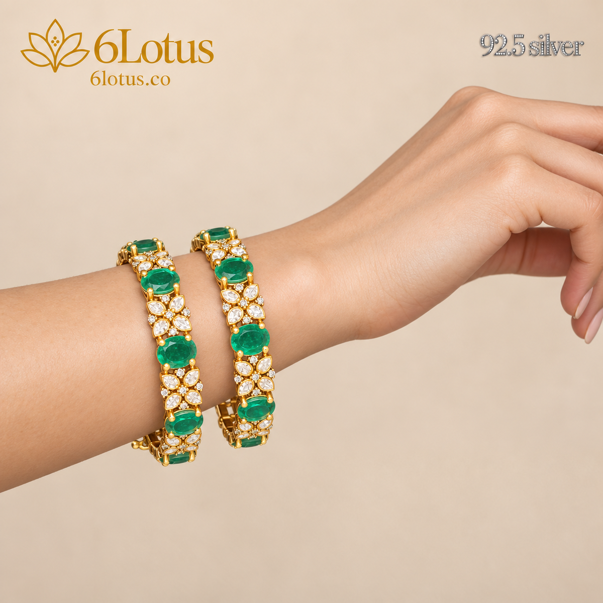 1035 bangles wrist close-up