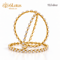 Swarovski Stone Slim Bangles, set of 4 — hero